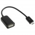 OTG кабель переходник microUSB-USB адаптер OTG кабель переходник microUSB-USB адаптер