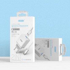Зарядное устройство с USB EZRA HC16 iOS iphone (5В, 2400mA)