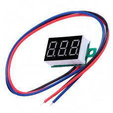 Вольтметр цифровой 4,5-30V два провода 0,36 дюймов Вольтметр цифровой 4,5-30V два провода 0,36 дюймов
