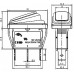 Кнопка герметичная с подсветкой 3pin off-on Кнопка герметичная с подсветкой 3pin off-on
