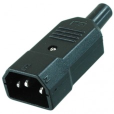 Штекер AC-011, 3PIN на кабель, компьютерный Штекер AC-011, 3PIN на кабель, компьютерный