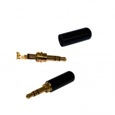 Штекер JACK 3,5 HQ 3pin металлический корпус, позолоченные контакты Штекер JACK 3,5 HQ 3pin металлический корпус, позолоченные контакты