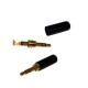 Штекер JACK 3,5 HQ 3pin металлический корпус, позолоченные контакты Штекер JACK 3,5 HQ 3pin металлический корпус, позолоченные контакты