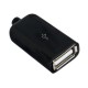Штекер USB-A глянцевый с кабельным вводом мама