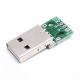 Модуль USB-AM PCB штекер на плате