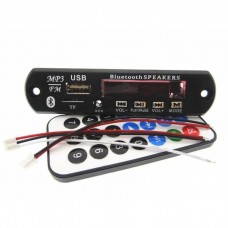 MP3-плеер USB/SD/FM/Bluetooth, модуль с пультом, 12В MP3-плеер USB/SD/FM/Bluetooth, модуль с пультом, 12В