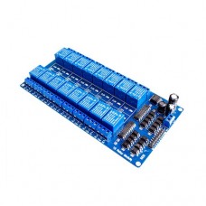 Модуль 16 реле 12V с опторазвязкой для ARDUINO Модуль 16 реле 12V с опторазвязкой для ARDUINO